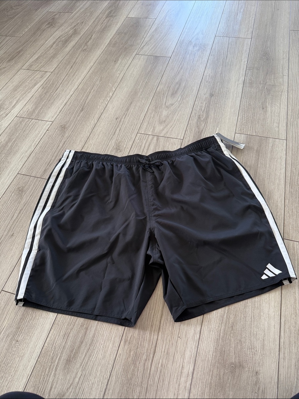adidas Men’s Black Swim Shorts 8” Inseam lined 4XL NEW